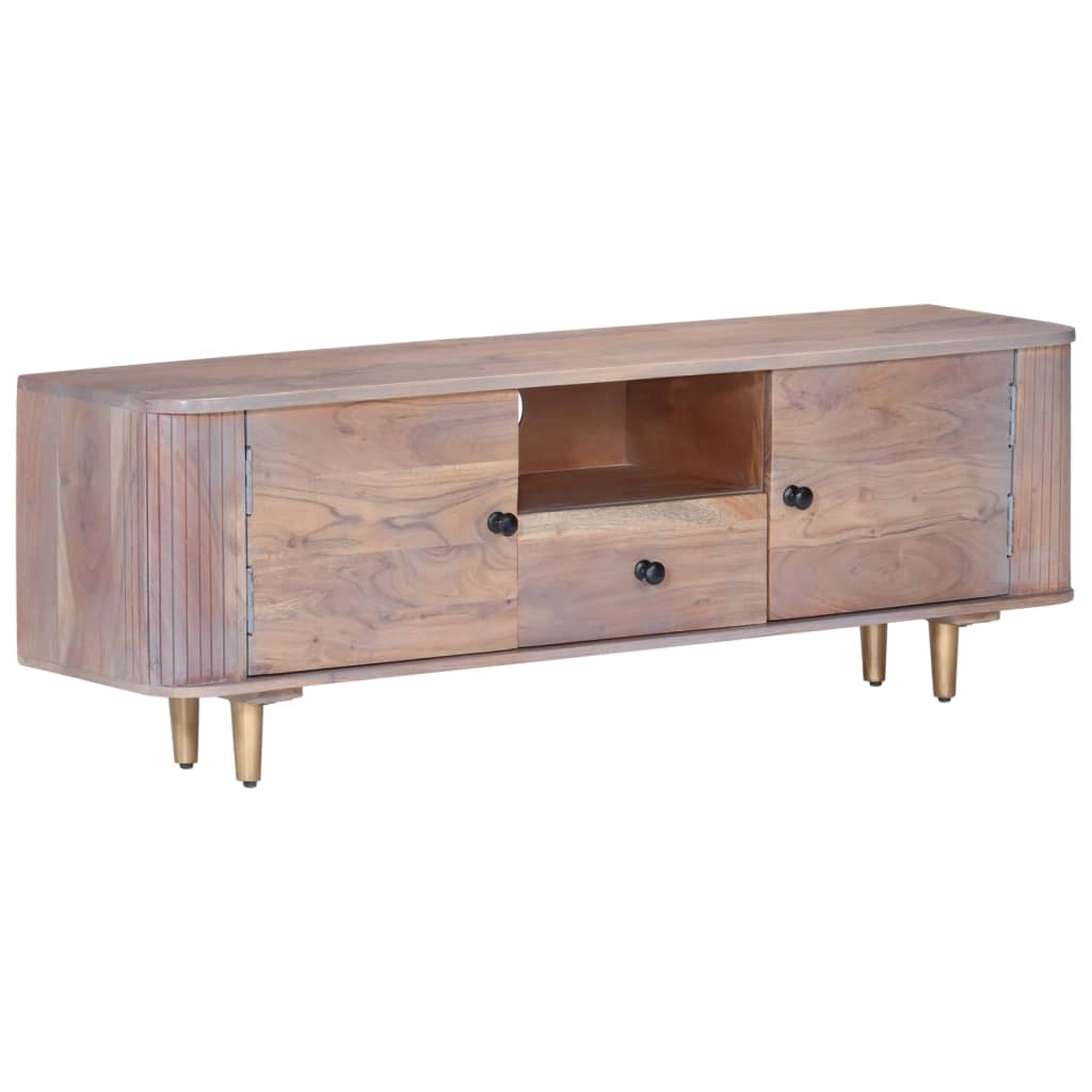 TV-Schrank 118x30x40 cm Massivholz Akazie - Pazzar.ch