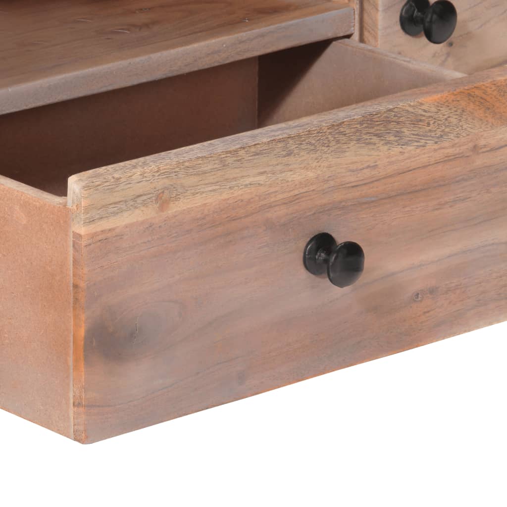 TV-Schrank 118x30x40 cm Massivholz Akazie - Pazzar.ch