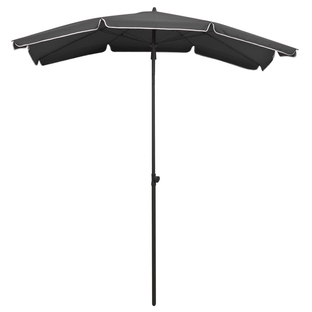 Sonnenschirm mit Mast 200x130 cm Anthrazit - Pazzar.ch