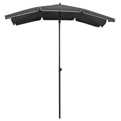 Sonnenschirm mit Mast 200x130 cm Anthrazit - Pazzar.ch
