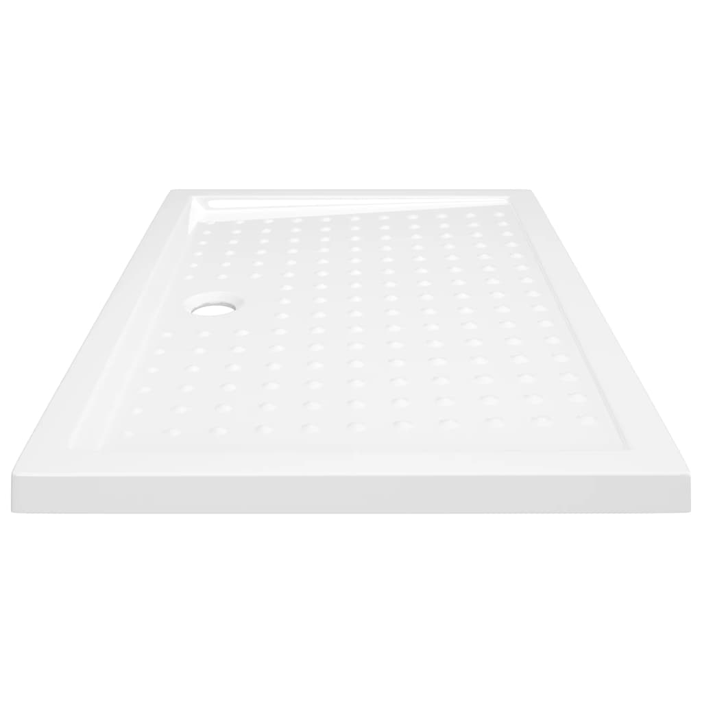 Duschwanne Anti-Rutsch Weiß 70x100x4 cm ABS - Pazzar.ch