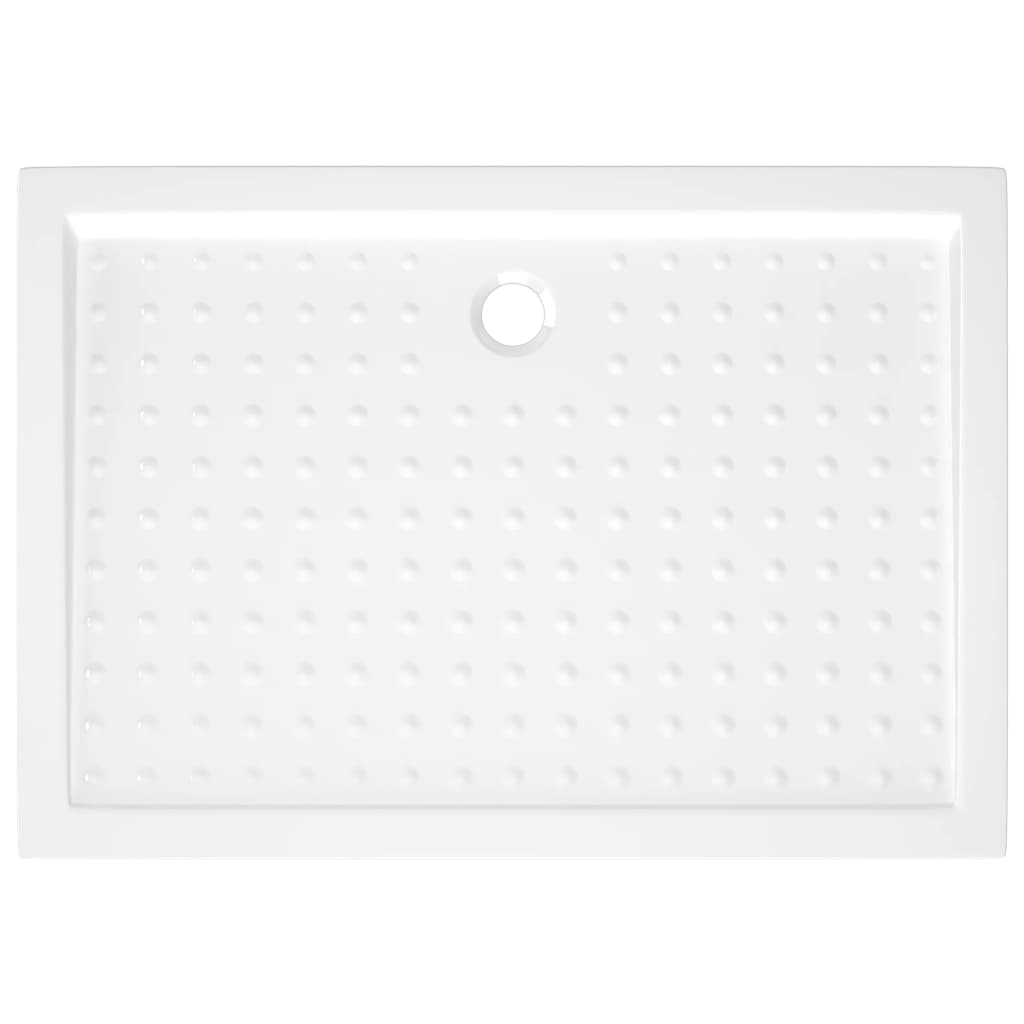 Duschwanne Anti-Rutsch Weiß 70x100x4 cm ABS - Pazzar.ch