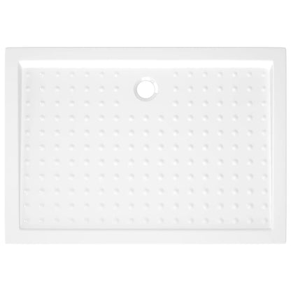 Duschwanne Anti-Rutsch Weiß 70x100x4 cm ABS - Pazzar.ch