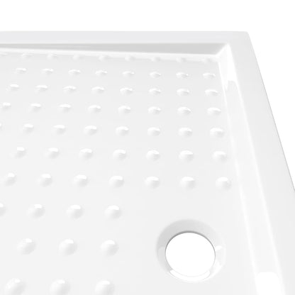 Duschwanne Anti-Rutsch Weiß 70x100x4 cm ABS - Pazzar.ch
