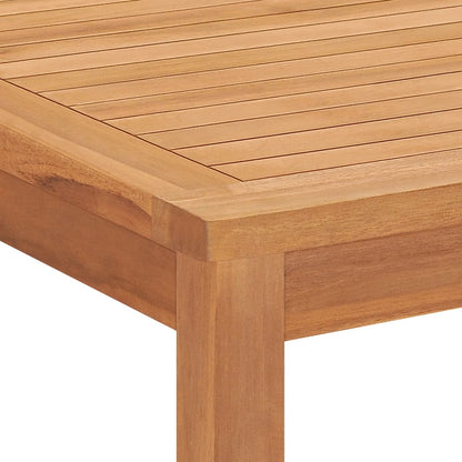 Garten-Esstisch 160x80x77 cm Massivholz Teak - Pazzar.ch