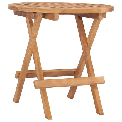 3-tlg. Garten-Essgruppe Klappbar Massivholz Teak - Pazzar.ch