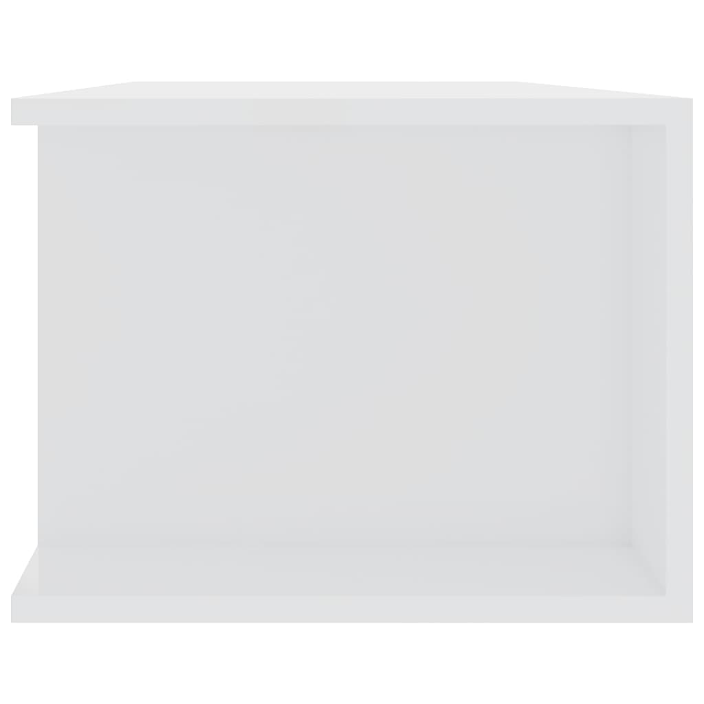TV-Schrank mit LED-Leuchten Hochglanz-Weiß 135x39x30 cm - Pazzar.ch