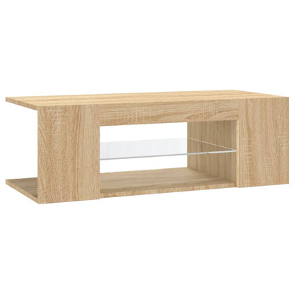 TV-Schrank mit LED-Leuchten Sonoma-Eiche 90x39x30cm - Pazzar.ch