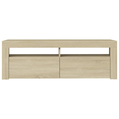 TV-Schrank mit LED-Leuchten Sonoma-Eiche 120x35x40 cm - Pazzar.ch