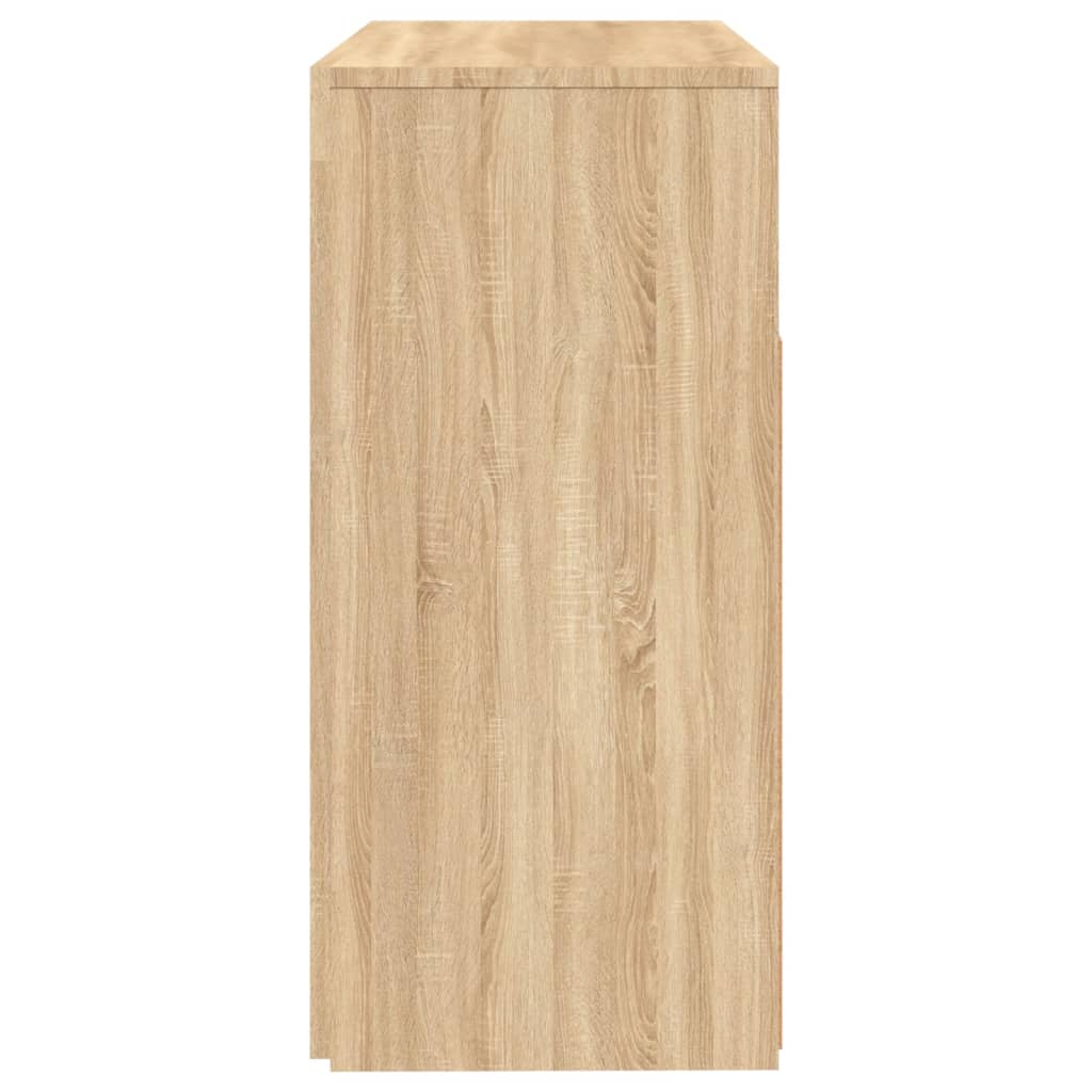 Sideboard mit LED-Leuchten Sonoma-Eiche 80x35x75 cm - Pazzar.ch