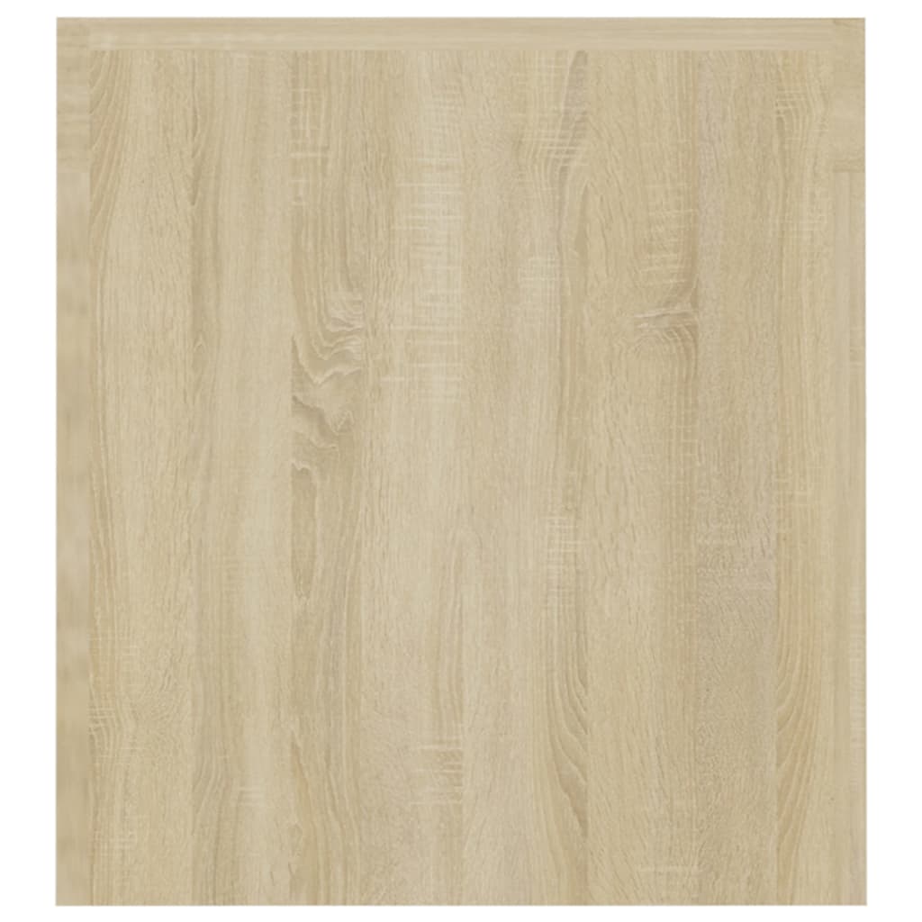 TV-Schrank mit LED-Leuchten Sonoma-Eiche 120x35x40 cm - Pazzar.ch