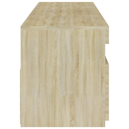 TV-Schränke 2 Stk. mit LED-Leuchten Sonoma-Eiche 75x35x40 cm - Pazzar.ch