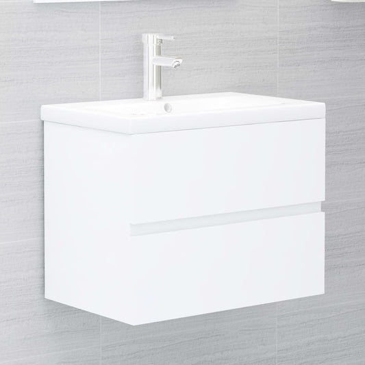 Waschbeckenunterschrank Weiß 60x38,5x45 cm Holzwerkstoff - Pazzar.ch