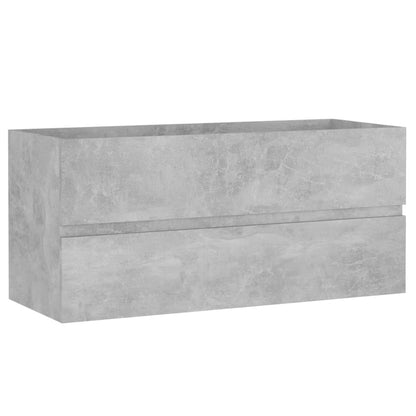 Waschbeckenunterschrank Betongrau 100x38,5x45 cm Holzwerkstoff - Pazzar.ch