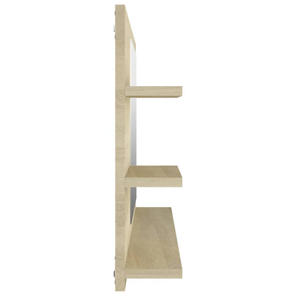 Badspiegel Sonoma-Eiche 90x10,5x45 cm Holzwerkstoff - Pazzar.ch