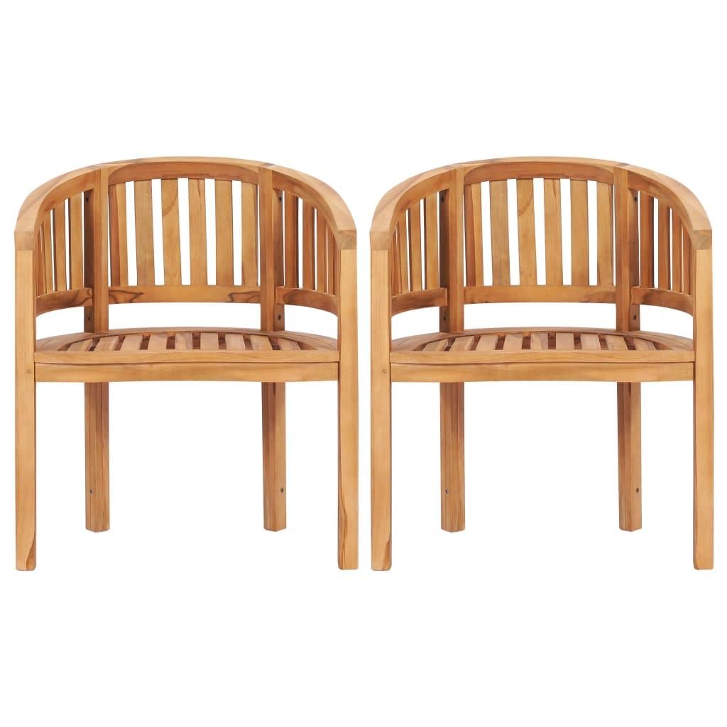 5-tlg. Garten-Lounge-Set Massivholz Teak - Pazzar.ch