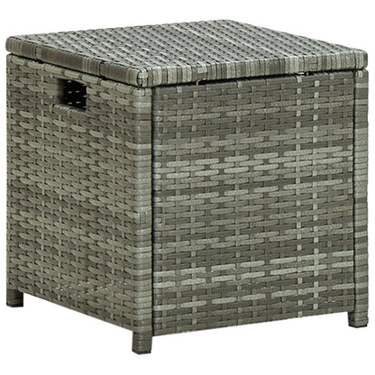 6-tlg. Garten-Lounge-Set mit Auflagen Poly Rattan Grau - Pazzar.ch