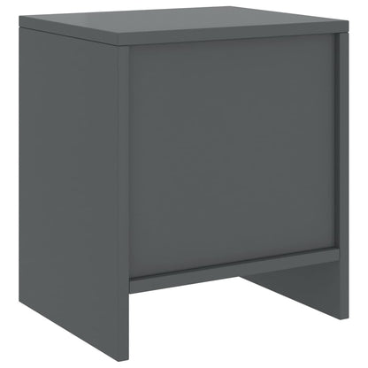Nachttische 2 Stk. Dunkelgrau 35x30x40 cm Kiefer Massivholz - Pazzar.ch