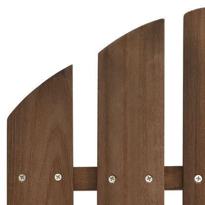 2-Sitzer Adirondack-Gartenbank Massivholz Tanne Braun - Pazzar.ch