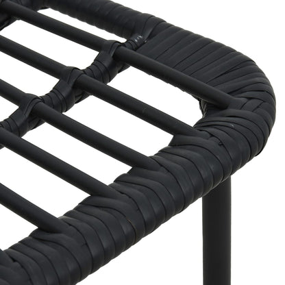 3-tlg. Garten-Essgruppe Poly Rattan und Glas - Pazzar.ch