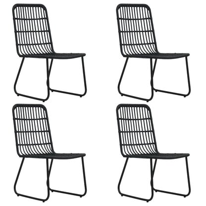 5-tlg. Garten-Essgruppe Poly Rattan und Glas - Pazzar.ch