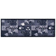 Küchenbodenmatte Waschbar Kaffee Blau 45x150 cm
