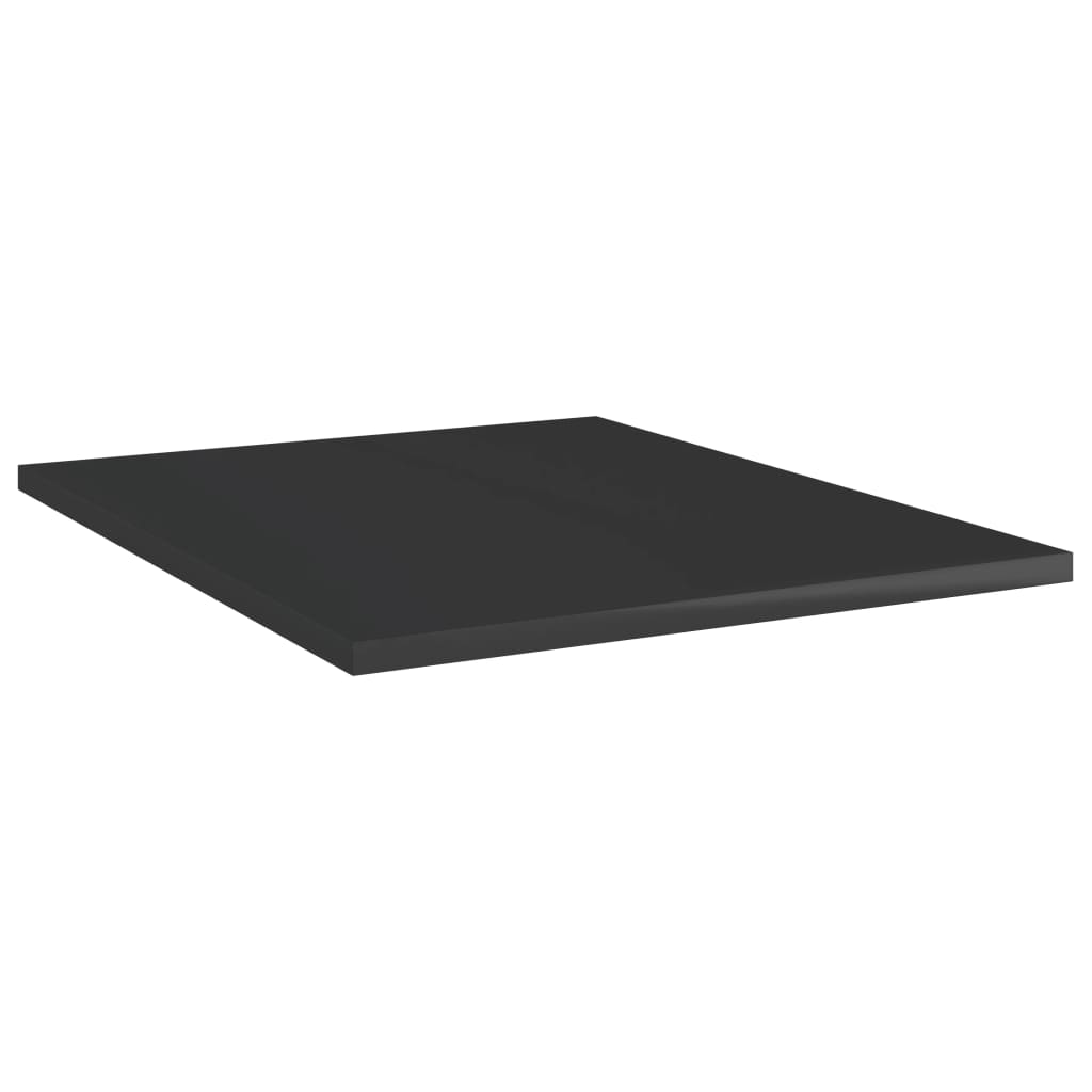 Bücherregal-Bretter 8 Stk. Hochglanz-Schwarz 40x50x1,5 cm - Pazzar.ch