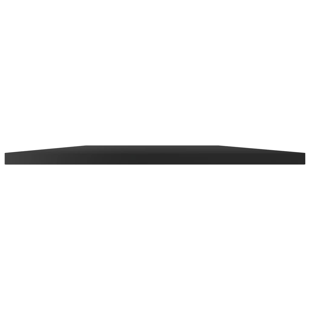 Bücherregal-Bretter 8 Stk. Hochglanz-Schwarz 40x50x1,5 cm