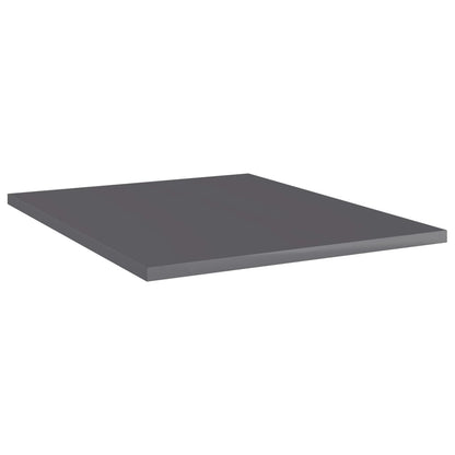 Bücherregal-Bretter 8 Stk. Hochglanz-Grau 40x50x1,5 cm - Pazzar.ch