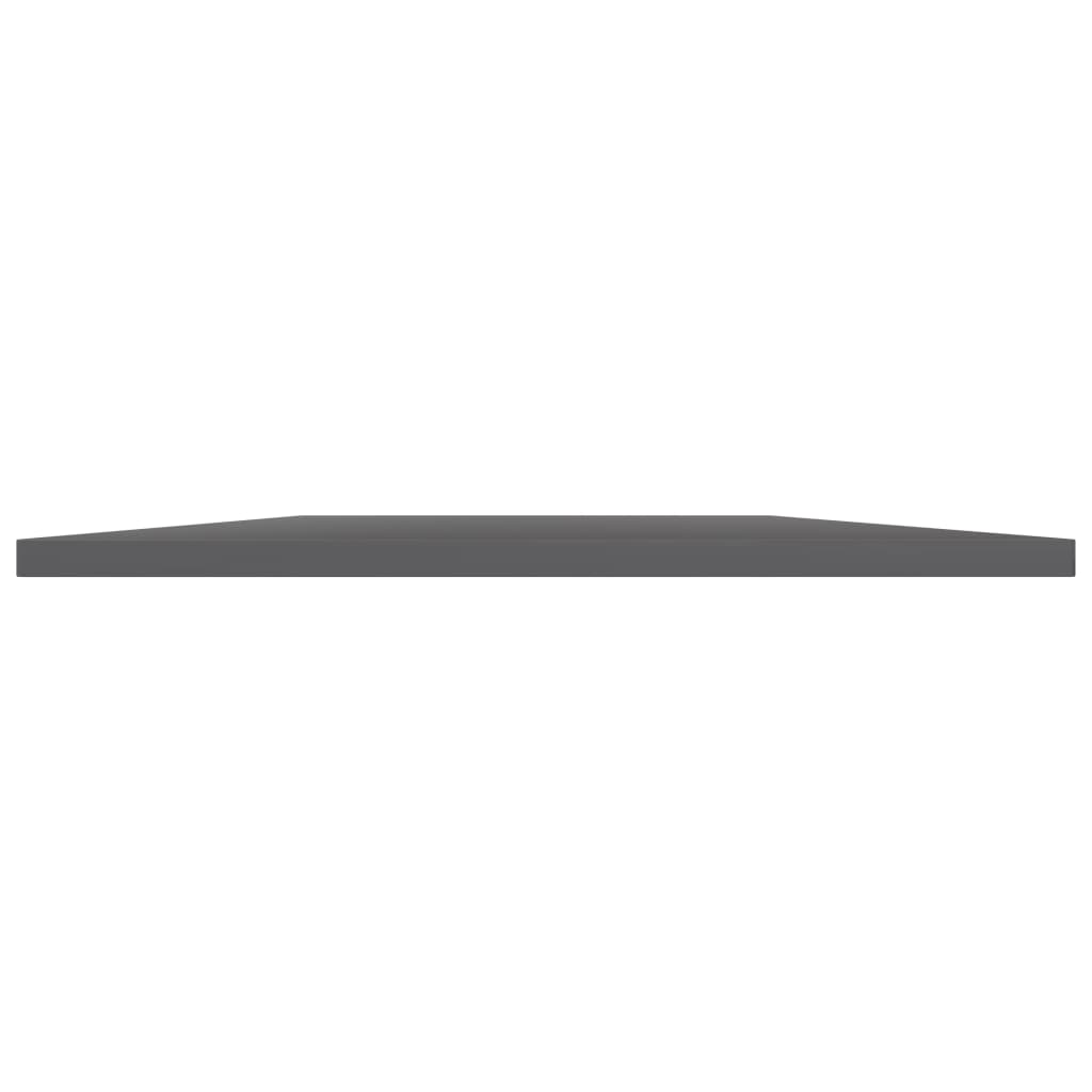 Bücherregal-Bretter 8 Stk. Hochglanz-Grau 60x50x1,5 cm - Pazzar.ch