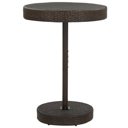5-tlg. Gartenbar-Set Poly Rattan Braun - Pazzar.ch