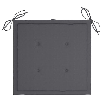 Klappbare Gartenstühle 2 Stk. mit Sitzkissen Massivholz Akazie - Pazzar.ch