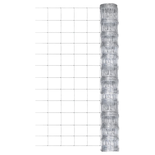 Gartenzaun Verzinkter Stahl 50x1,25 m Silbern - Pazzar.ch