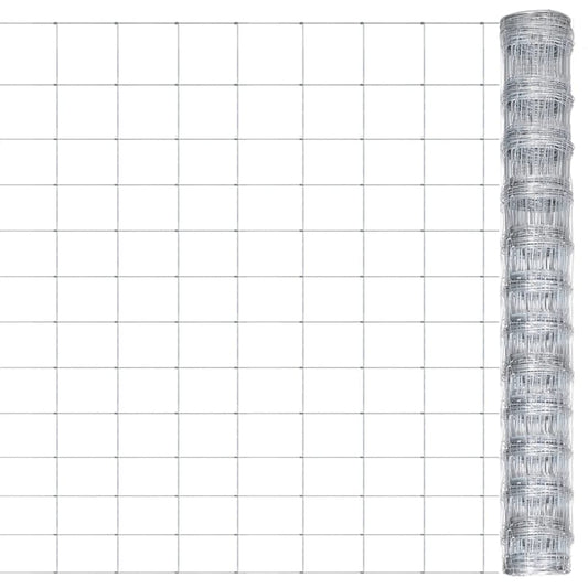 Gartenzaun Verzinkter Stahl 50x1,25 m Silbern - Pazzar.ch