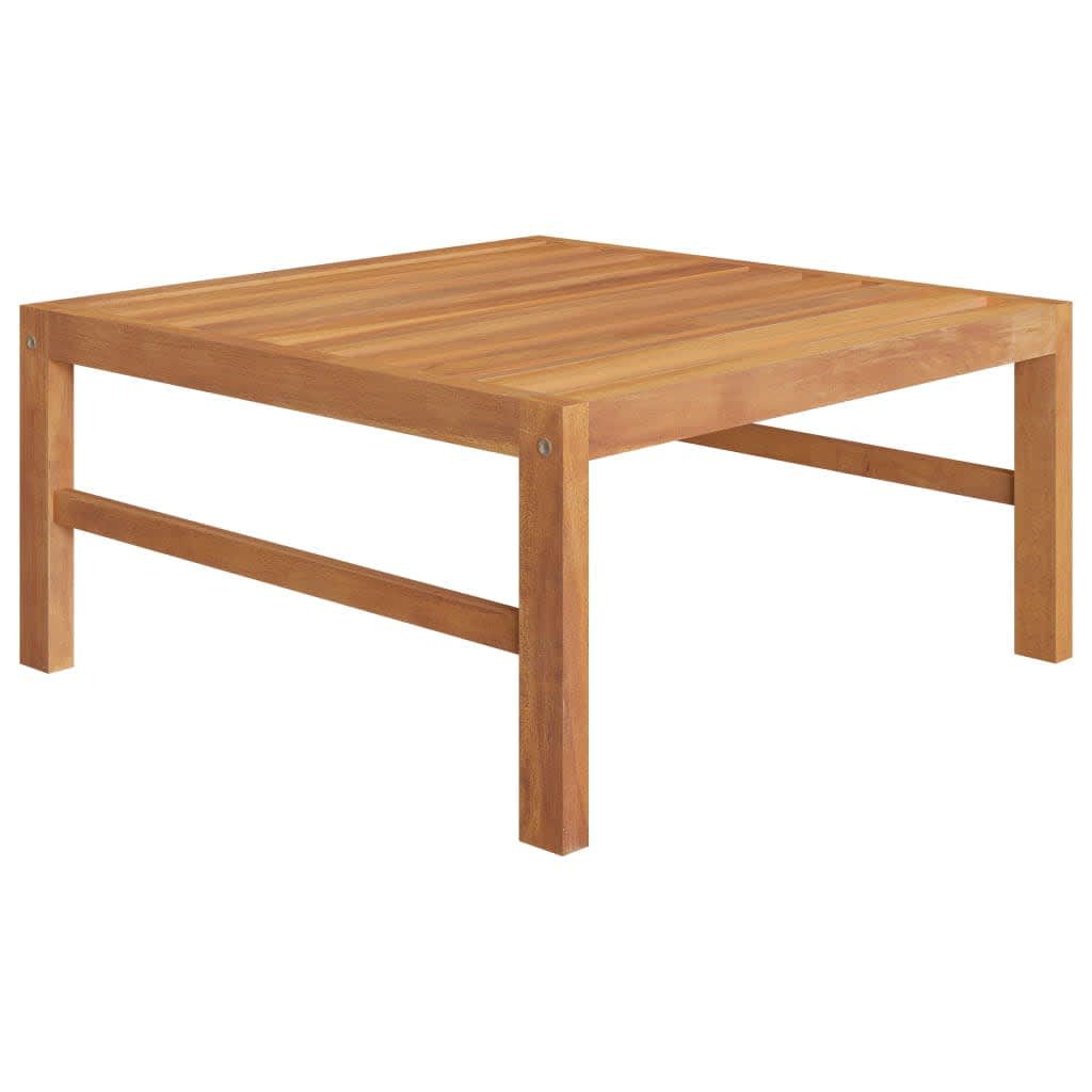 2-tlg. Garten-Lounge-Set mit Dunkelgrauen Kissen Teakholz - Pazzar.ch