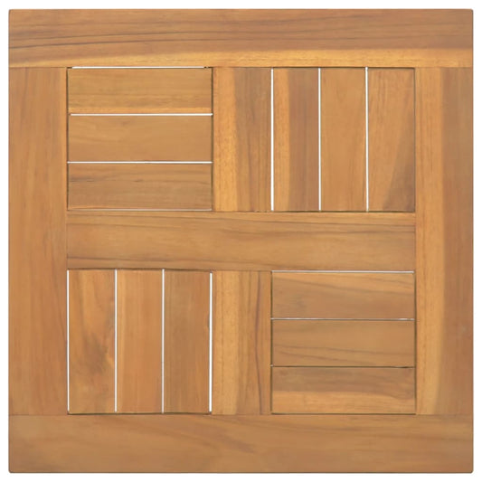 Tischplatte Quadratisch 40x40x2,5 cm Massivholz Teak - Pazzar.ch