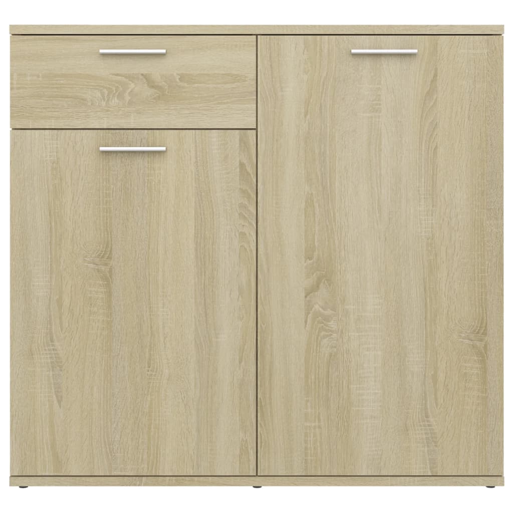Sideboard Sonoma-Eiche 80x36x75 cm Holzwerkstoff - Pazzar.ch