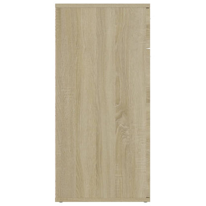 Sideboard Sonoma-Eiche 80x36x75 cm Holzwerkstoff - Pazzar.ch