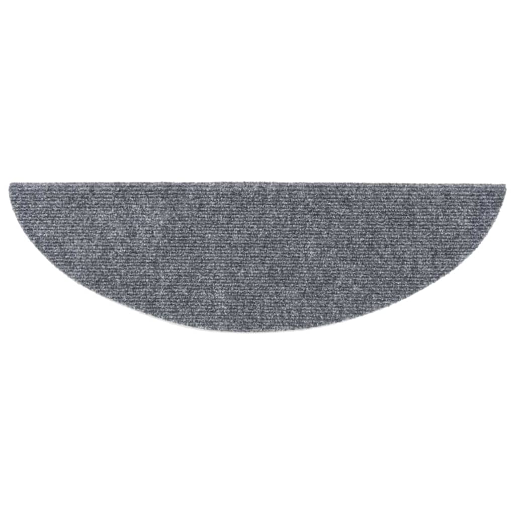 Selbstklebende Treppenmatten 10 Stk. Hellgrau 56x17x3 cm - Pazzar.ch