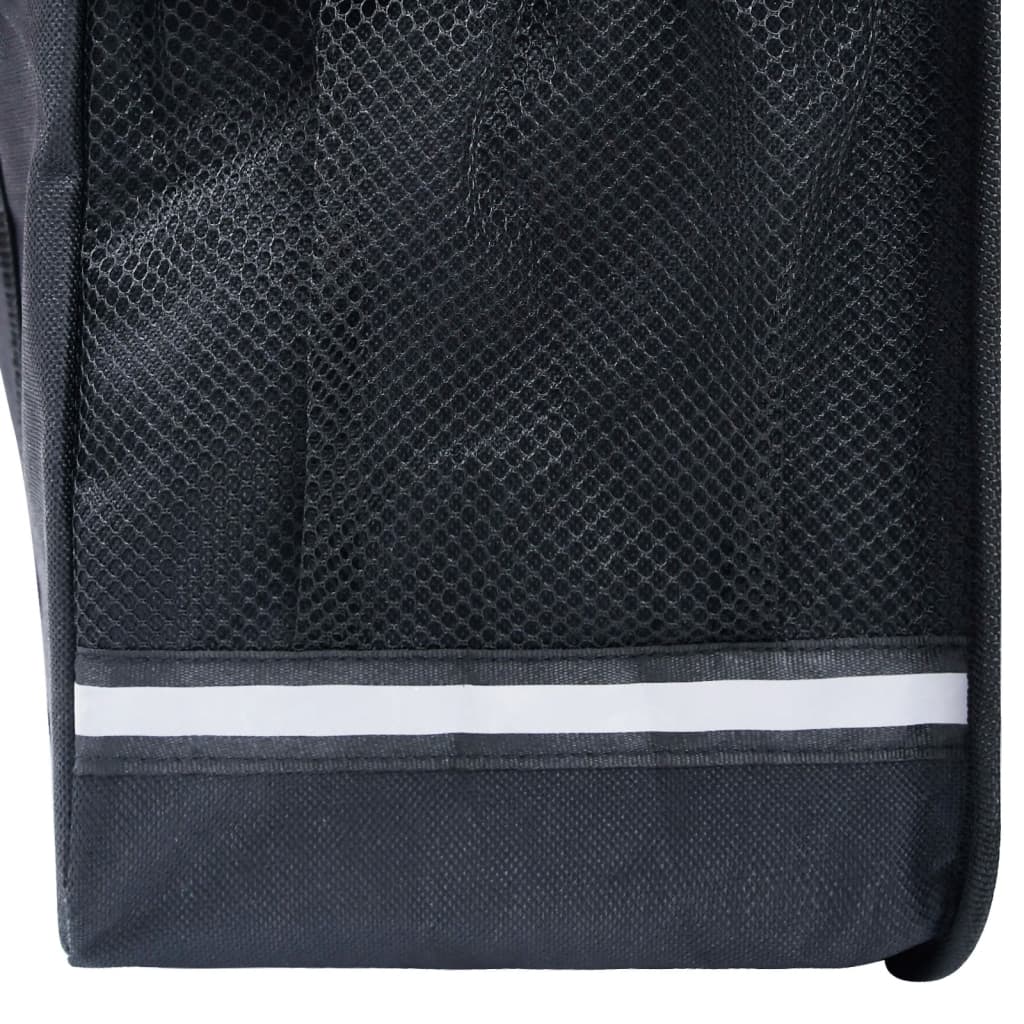 Doppel-Fahrradtasche für Gepäckträger Wasserdicht 35 L Schwarz - Pazzar.ch