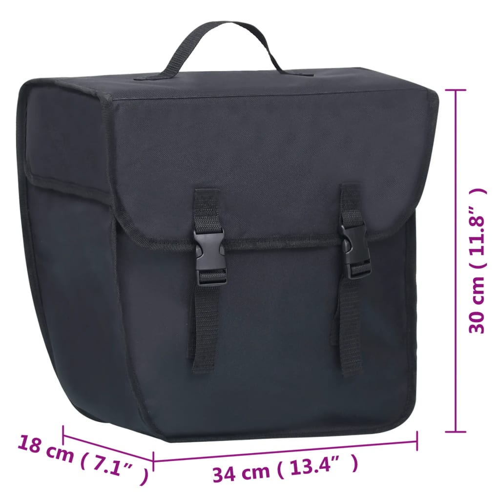 Fahrradtasche für Gepäckträger Wasserdicht 21 L Schwarz - Pazzar.ch