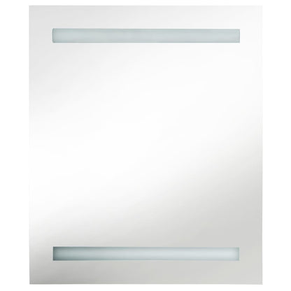 LED-Bad-Spiegelschrank Anthrazit 50x14x60 cm - Pazzar.ch
