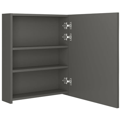 LED-Bad-Spiegelschrank Anthrazit 50x14x60 cm - Pazzar.ch