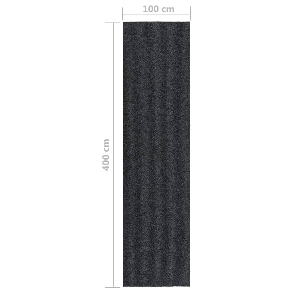 Schmutzfangläufer 100x400 cm Anthrazit - Pazzar.ch