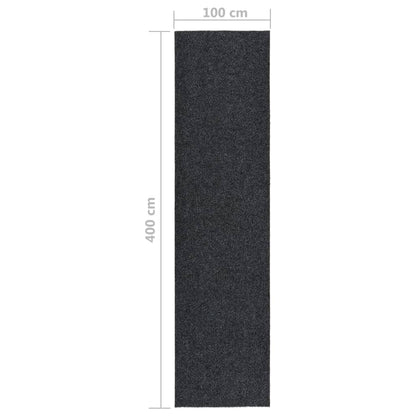 Schmutzfangläufer 100x400 cm Anthrazit - Pazzar.ch