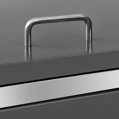 Mülltonnenbox für 2 Tonnen 138x77,5x112,5 cm Edelstahl - Pazzar.ch
