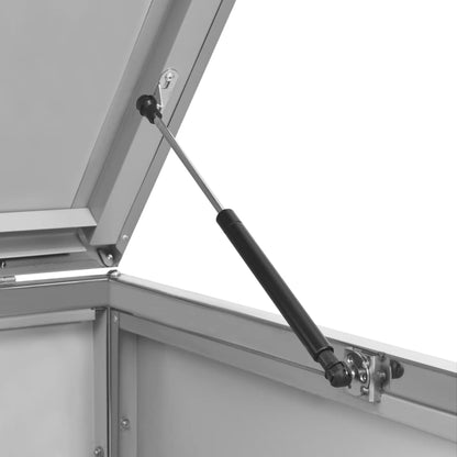 Mülltonnenbox für 2 Tonnen 138x77,5x112,5 cm Edelstahl - Pazzar.ch