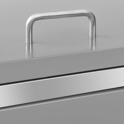 Mülltonnenbox für 2 Tonnen 138x77,5x112,5 cm Edelstahl - Pazzar.ch