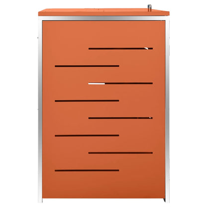 Mülltonnenbox für 3 Tonnen 207x77,5x112,5 cm Edelstahl - Pazzar.ch