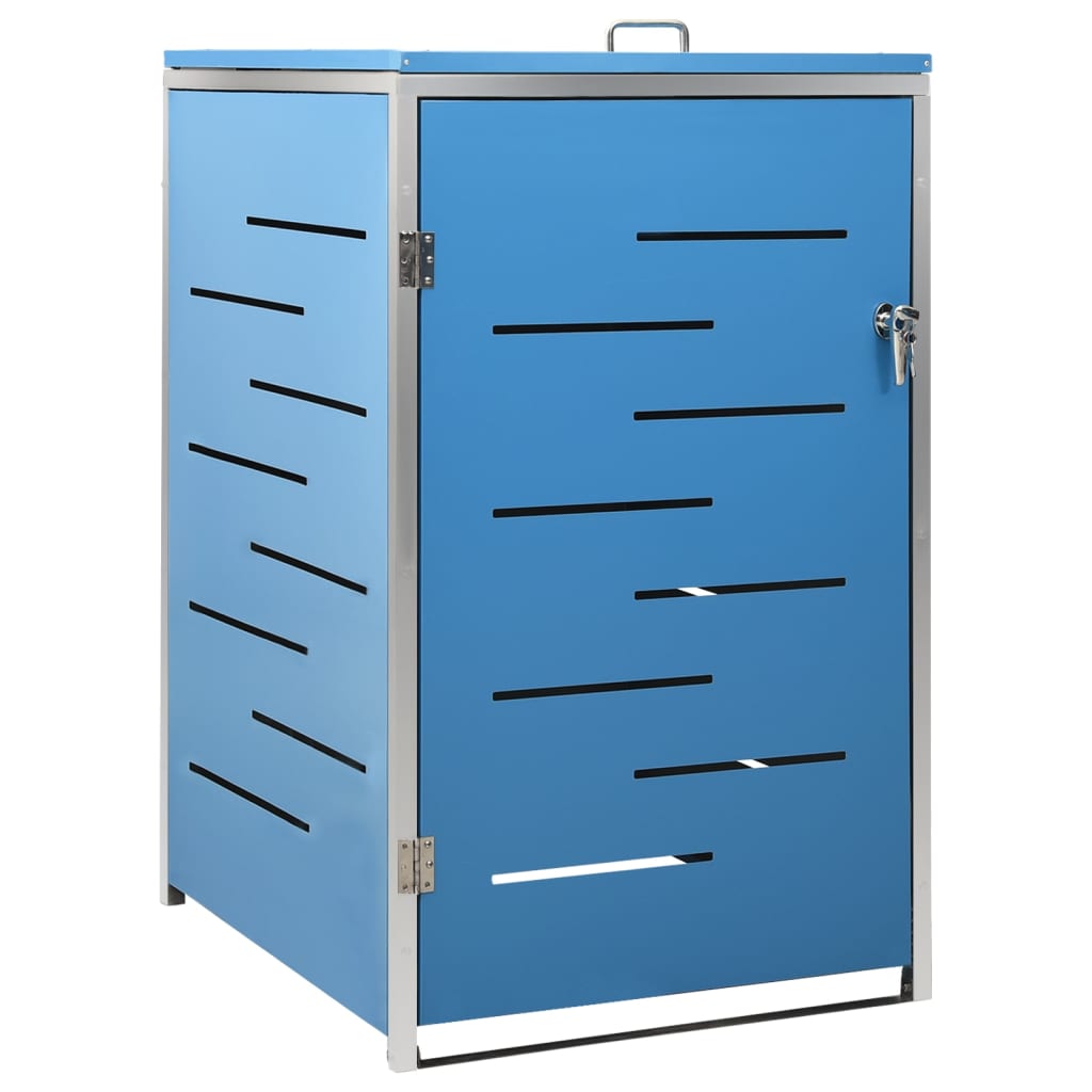 Mülltonnenbox für 1 Tonne 69x77,5x112,5 cm Edelstahl - Pazzar.ch
